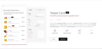 Teaser Card element for YOOtheme Pro